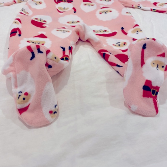 Carters Infant Girl Christmas Holiday One-piece Pajamas - Picture 10 of 10